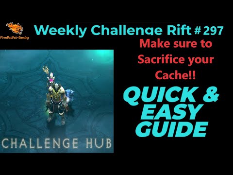 Diablo 3: NA Challenge Rift #297 - Quick & Easy Guide - Maps & Everything you need for a quick time!