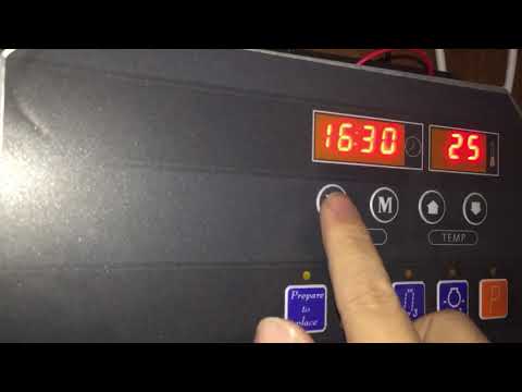 How to turn the Sauna Heater Controller on automatically.