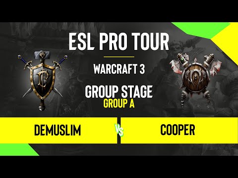 WC3 - DeMusliM vs. CoopeR - DreamHack Warcraft 3 Open: Summer 2020 - Group A - EU