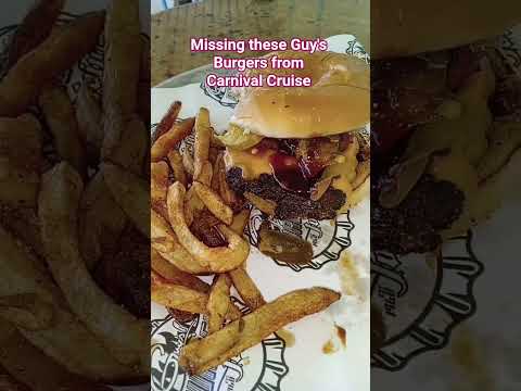 Thumbnail for Guy's Burger Joint on Carnival Breeze #carnivalcruise #guysburger #burger #foodie