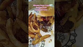 Guy's Burger Joint on Carnival Breeze #carnivalcruise #guysburger #burger #foodie