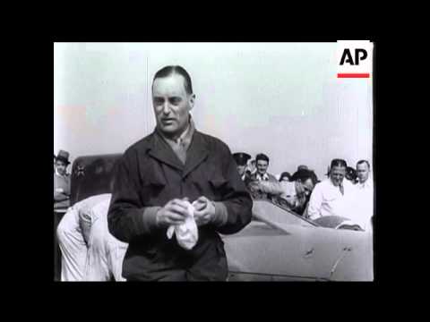 "Bluebird" Maintains Land Speed Record For Britain