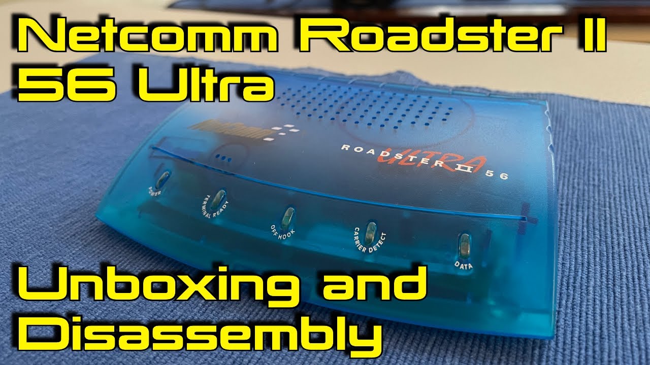 Netcomm Roadster II 56 Ultra (AM5693) Serial Modem Unboxing and Disassembly