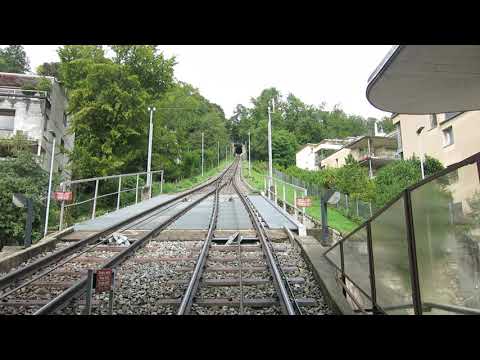 Standseilbahn 2500.02 Biel - Evilard Leubringen Bergfahrt 2021 - Funiculaire Suisse Switzerland