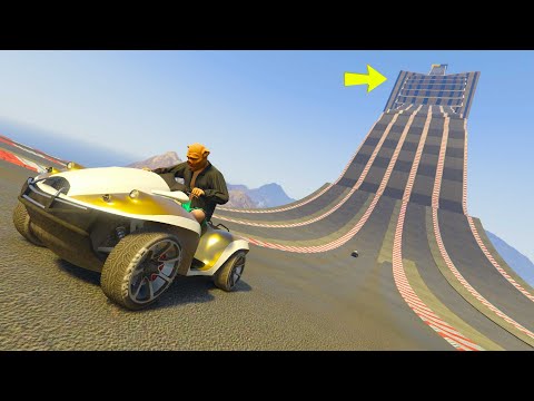 GTA 5 ONLINE 🐷 MEGA RAMP 888.888% IMPOSSIBLE!!! 🐷 COME ON!!!