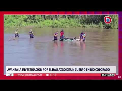 Investigan el hallazgo de un cuerpo en el Río Colorado