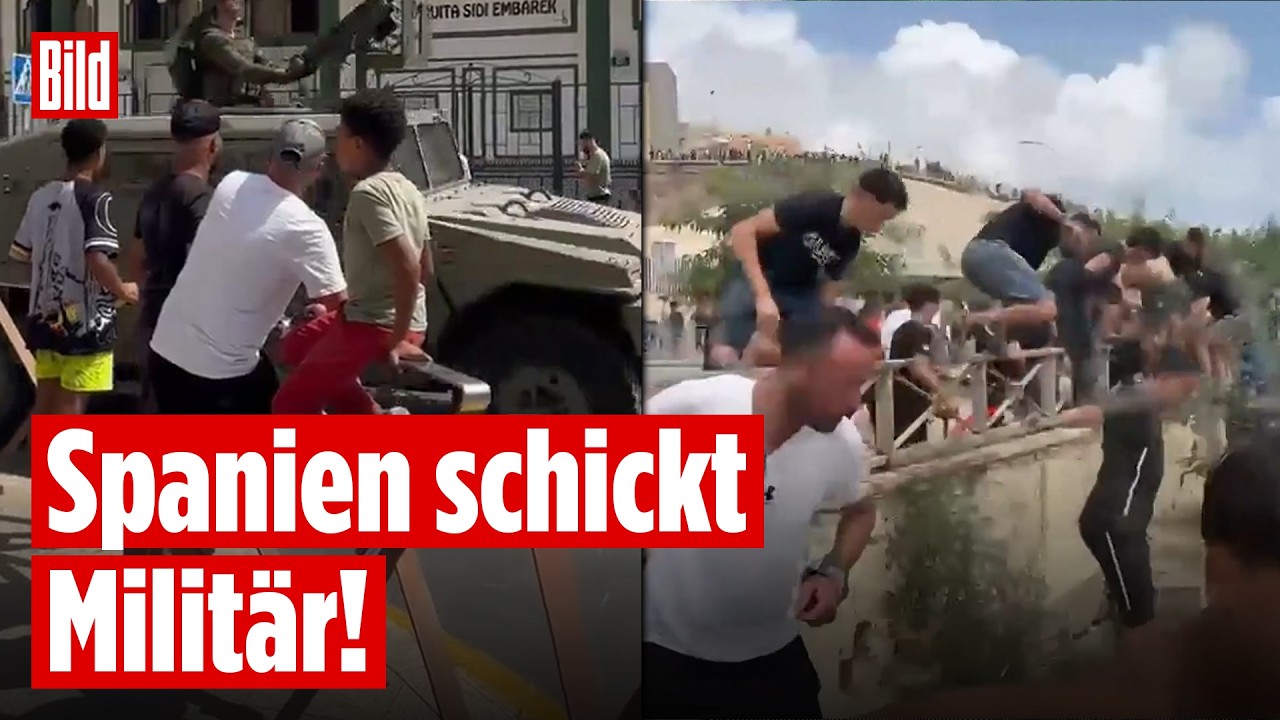 CEUTA: Ausnahmezustand! Jetzt kommt das Militär! Migranten sorgen für Chaos in spanischer Exklave