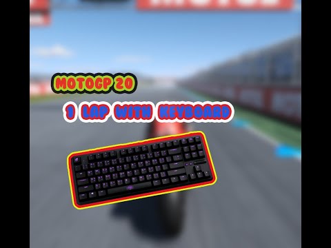 MotoGP 20 Gameplay 1 lap with a keyboard. Can you play MotoGP20 with a keyboard ???