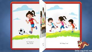 My Week: Level B - Interactive Stories for Kids
