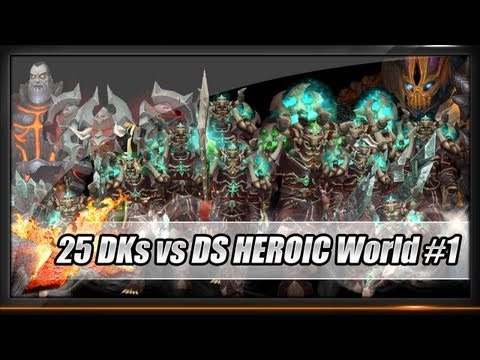[World First] - 25 Death Knights vs Dragon Soul HEROIC - Valacar DC Heal PoV