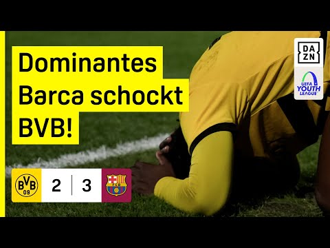 BVB verspielt Doppelführung gegen starkes Barca: Dortmund U19 - Barcelona U19 | Youth League | DAZN