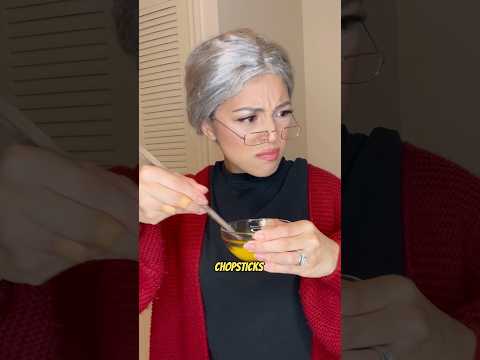 Asians use chopsticks for everything 🤣🤣 #comedy