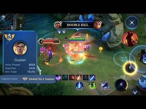 Perfect prediction and pure practical skills with Global Gusion