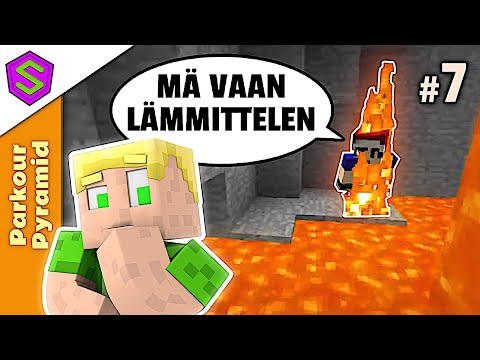 Ollaan Liekeissä! | Minecraft Parkour Pyramid w/ JKokki #7