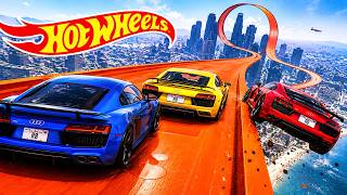 We Raced Audi R8s On A Hot Wheels Track In Modded GTA 5