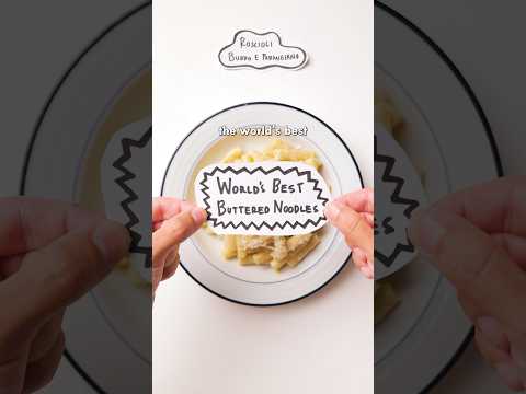 Recreating the “World’s Best Buttered Noodles”