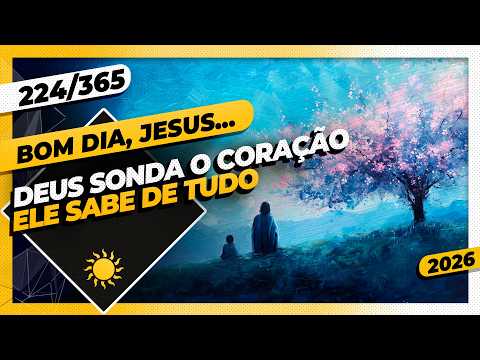 DEUS SONDA O CORAÇÃO: ELE SABE DE TUDO – Bom dia, Jesus! 224/365 (2026)