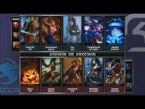 SK vs ROC Game 1 Highlights - SK GAMING vs ROCCAT - Week 4 EU LCS SUMMER 2015