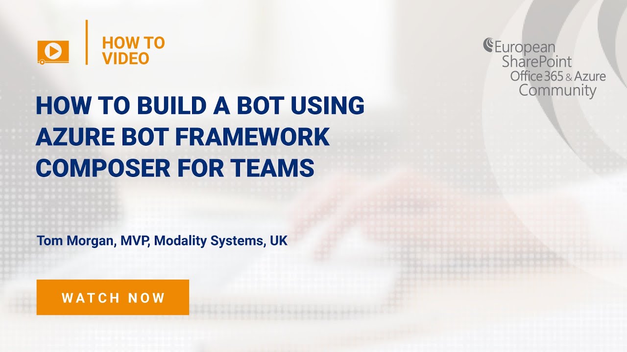 How To Build a Bot Using Azure Bot Framework Composer for Teams