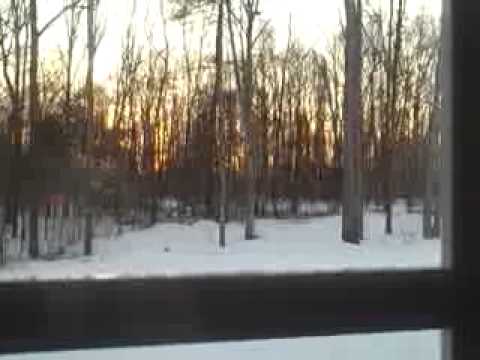 Sun Rise & Snowy Piss Holes