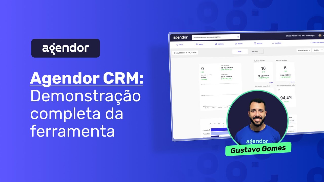 Agendor CRM: Demonstração COMPLETA 💙 | Tudo que você precisa saber sobre a ferramenta! (2024)