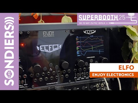 ENJOY ELECTRONICS ELFO : 4 LFO/ENV avec écran tactile et mod matrix de l'espace - SUPERBOOTH 2025
