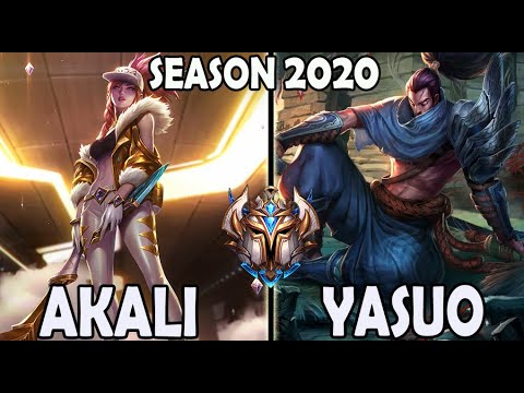 Akali vs Yasuo MID Rank #8 Challenger NA