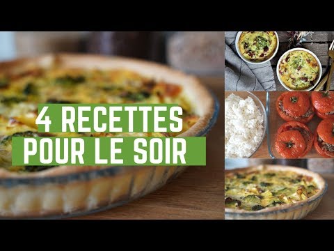 JE PREPARE MES REPAS DE LA SEMAINE : 4 IDEES RECETTES POUR LE SOIR