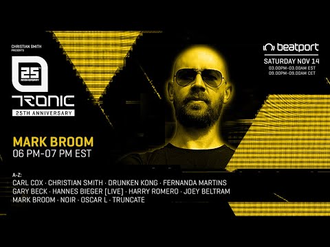 Mark Broom DJ set - Tronic 25th Anniversary | @Beatport Live