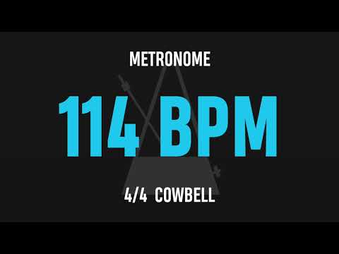 114 BPM 4/4 - Best Metronome (Cowbell)