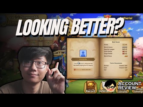 How Much Did This Account Improve In 6 Months After My Review - Summoners War
