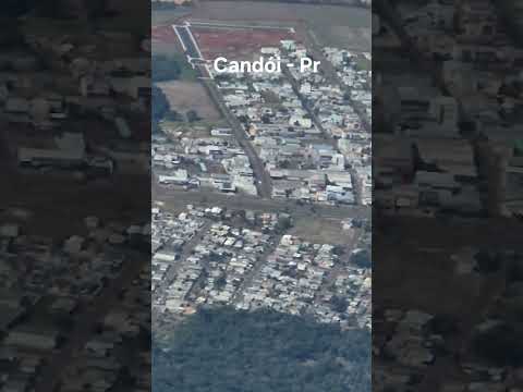 Candói - Pr, visto por cima.