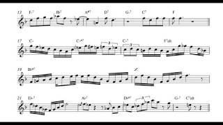 Bob Cooper - Confirmation Solo Transcription