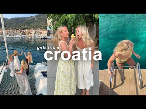 girls sailing trip in croatia | seeing dolphins, exploring islands, reading & swimming