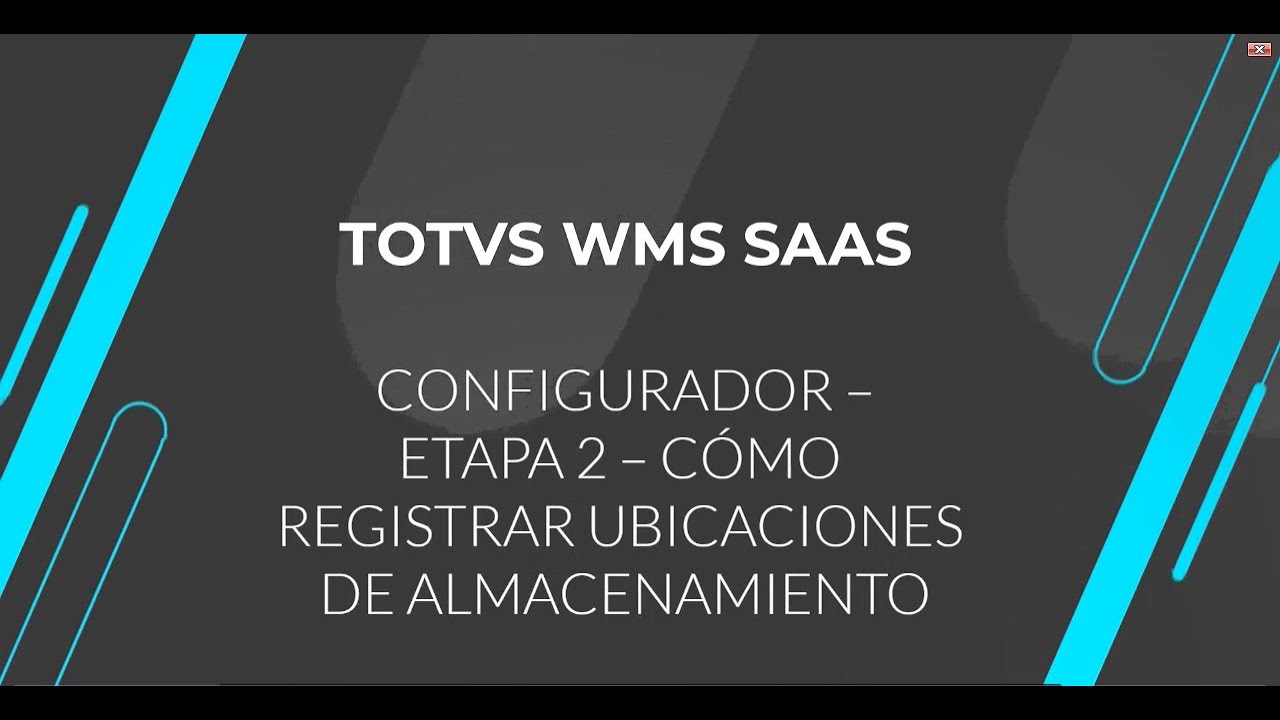 How To | WMS SaaS | Configurador | Etapa 2 - Cómo Registrar Ubicaciones de Almacenamiento #logística