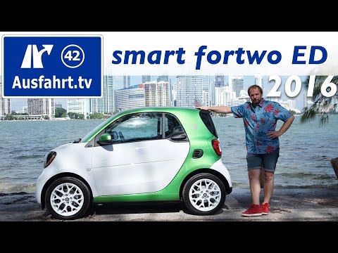 2016 smart fortwo electric drive  (453) - Probefahrt, Fahreindruck