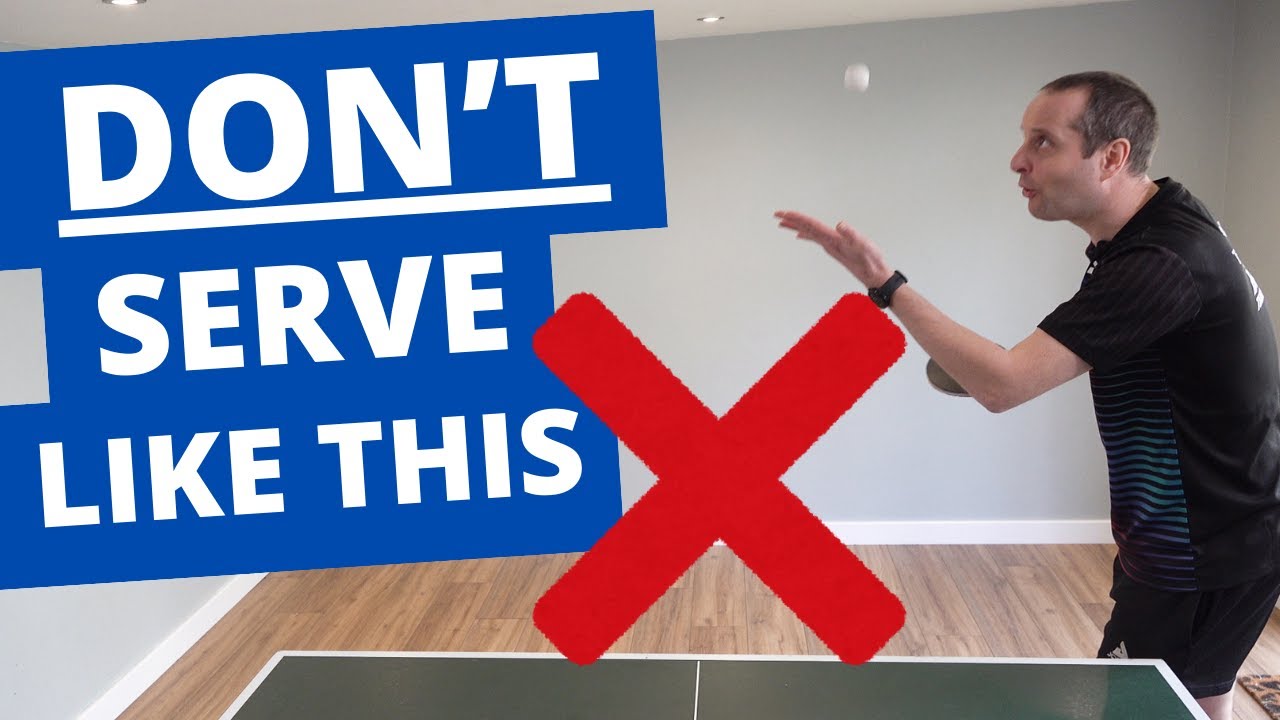 Don’t serve like this … 7 bad habits when practising serves