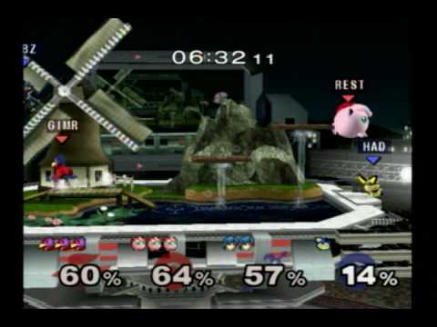 VGBC Indianapolis: GIMR (Falco) & Hat (Puff) Vs. Insane Carzy Guy(Pichu) & Doctor Bendz (Marth) 1