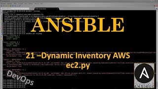 Ansible - Dynamic Inventory AWS - Amazon Web Services - ec2.py
