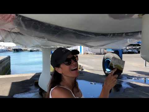 EP 16: Grateful’s new Yanmar, we splash the boat and Qi gong on the deck