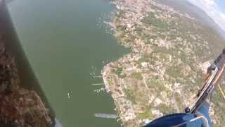 preview picture of video 'Valle de Bravo Mexico   Pennon to Lake Paragliding flight'