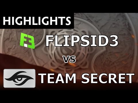 FlipSid3 Tactics vs Team Secret - The International 2016 Qualifiers - Dota Highlights