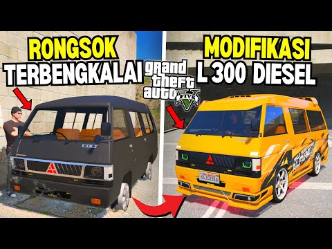Aku Modifikasi Mobil L300 Diesel Langka Untuk Ikut Konvoi ke Gunung - GTA 5 MOD