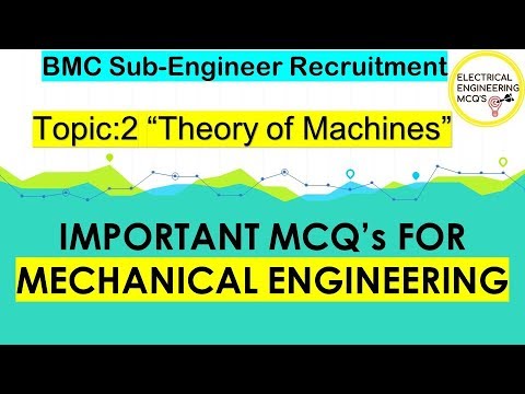 BMC Sub-Engineer | Top 50 Important Mechanical Engineering Questions | Part.2 Theory of Machines Video