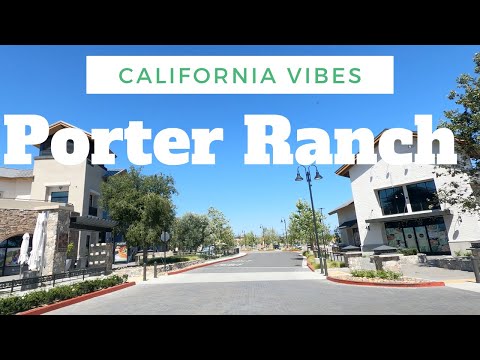 4k Scenic Views Of Porter Ranch | Exploring Los Angeles, California | California Vibes