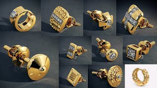 Men's Gold Earrings Designs With Weight And Price...