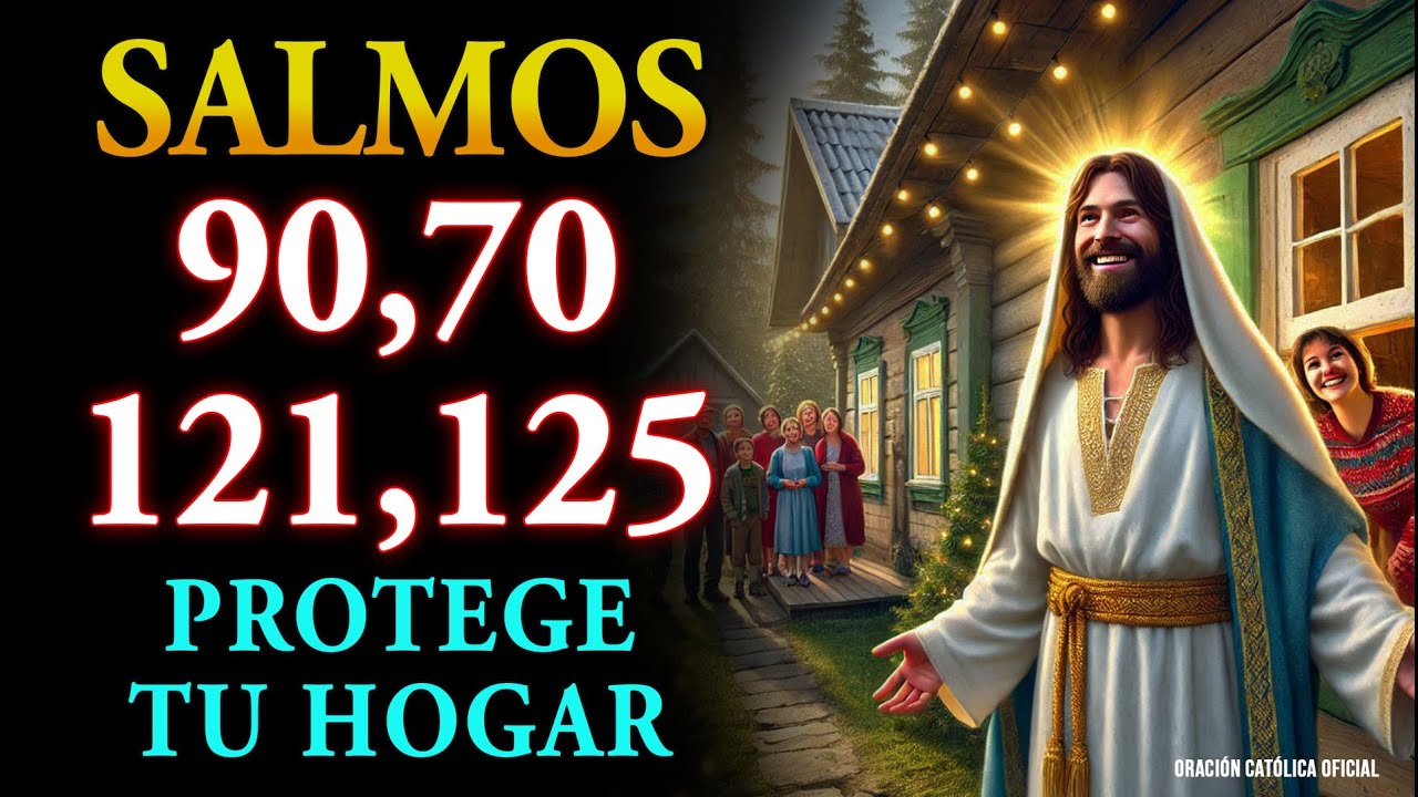 REZANDO EL SALMO 90, SALMO 70, SALMO 121 Y SALMO 125 - PROTEGE TU HOGAR CON ORACIONES PODEROSAS