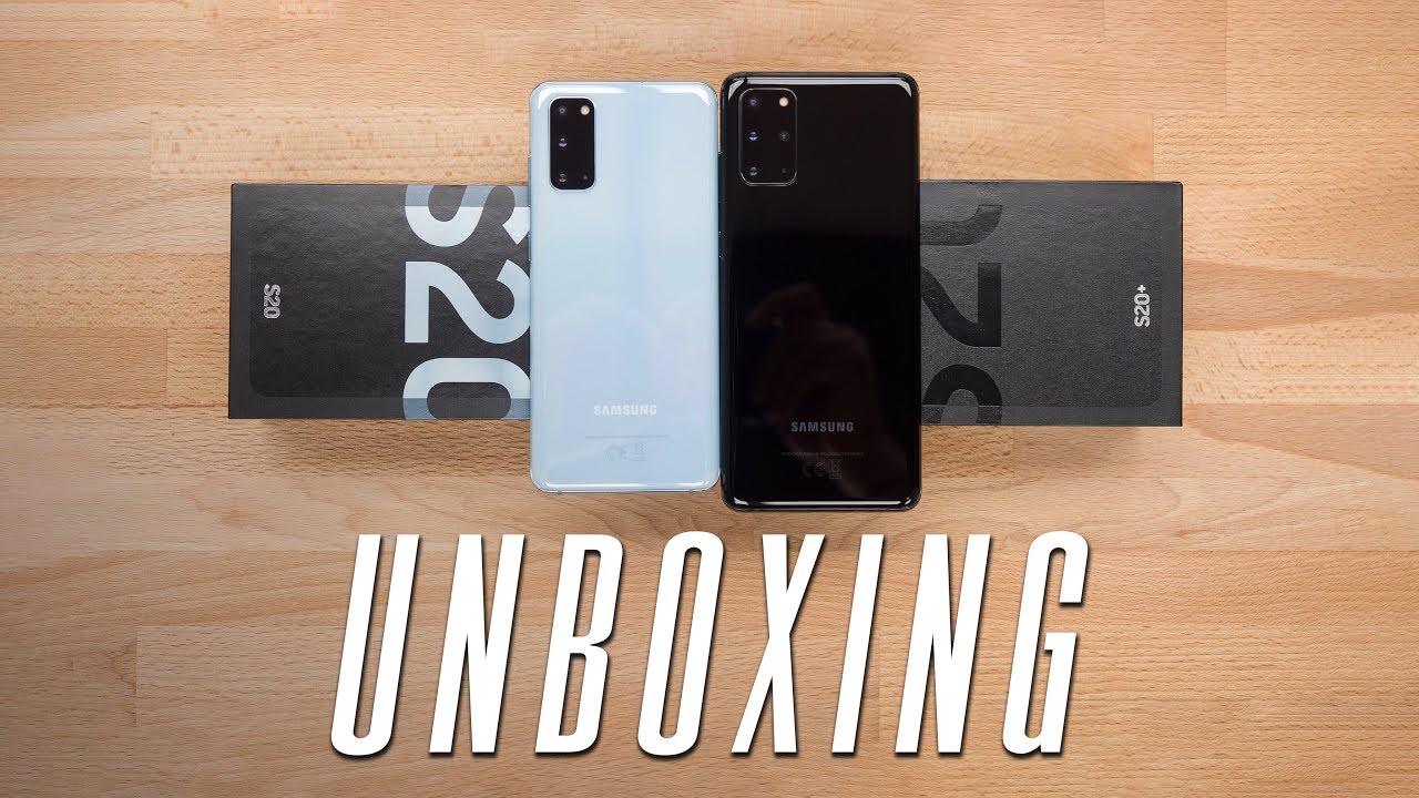Samsung Galaxy S20 and S20 Plus Unboxing
