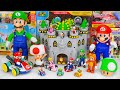 Super Mario Bros Unboxing Toys Review Super Mario Bros Nintendo Deluxe Bowser S Playset ASMR