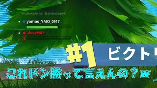 これってドン勝って言えんの？ｗｗｗなんか悔しいw「フォートナイト」